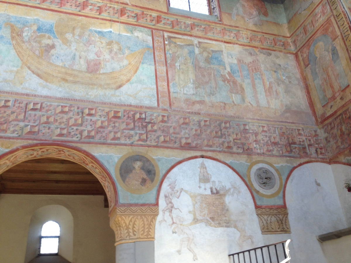 Fresken in der Kirche „St. Georg“