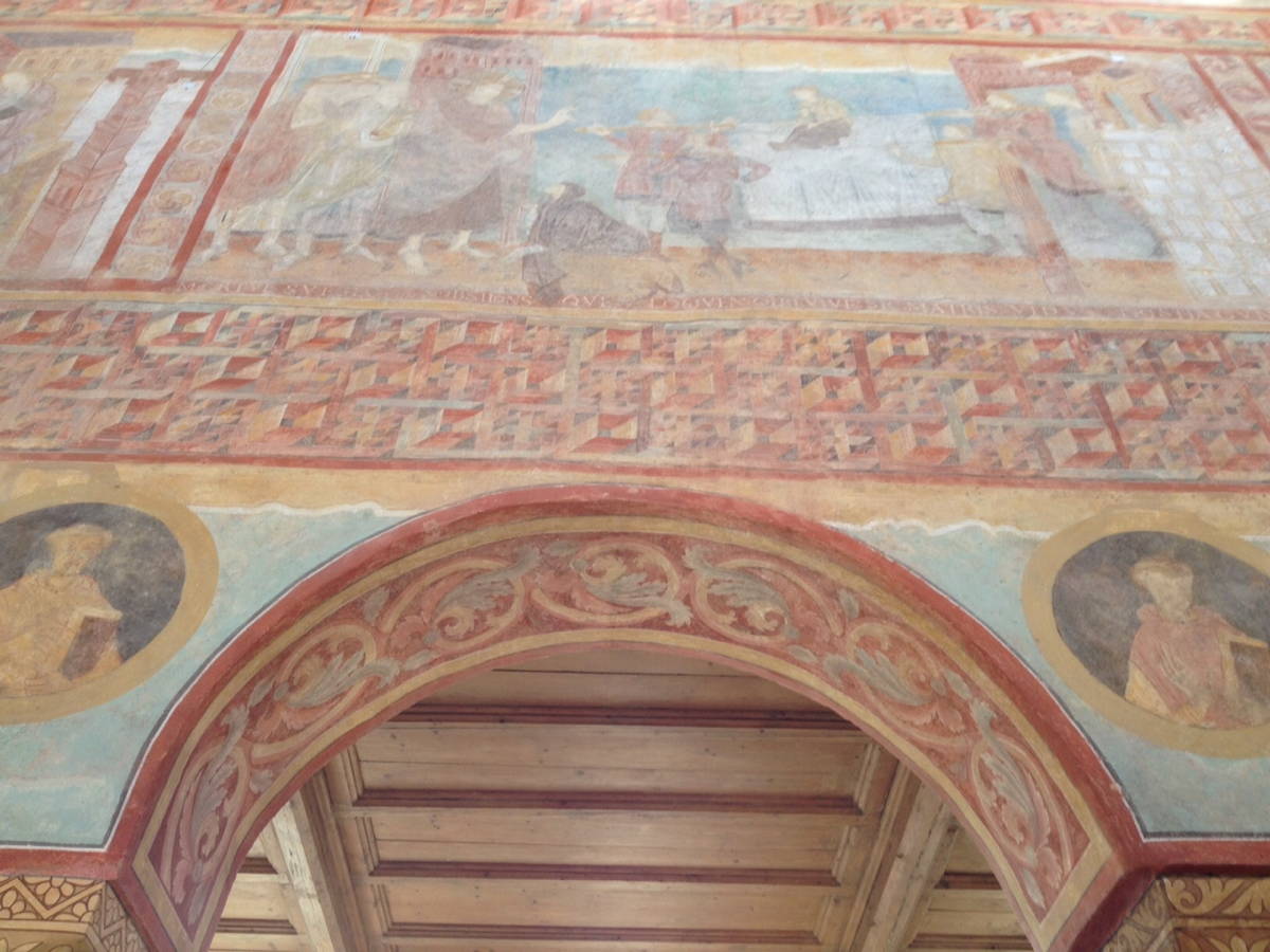 Fresken in der Kirche „St. Georg“